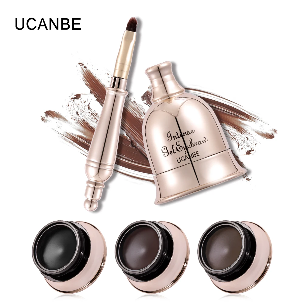 UCANBE макияж для бровей мини пудра Палитра гель торт водонепроницаемый|eyebrow