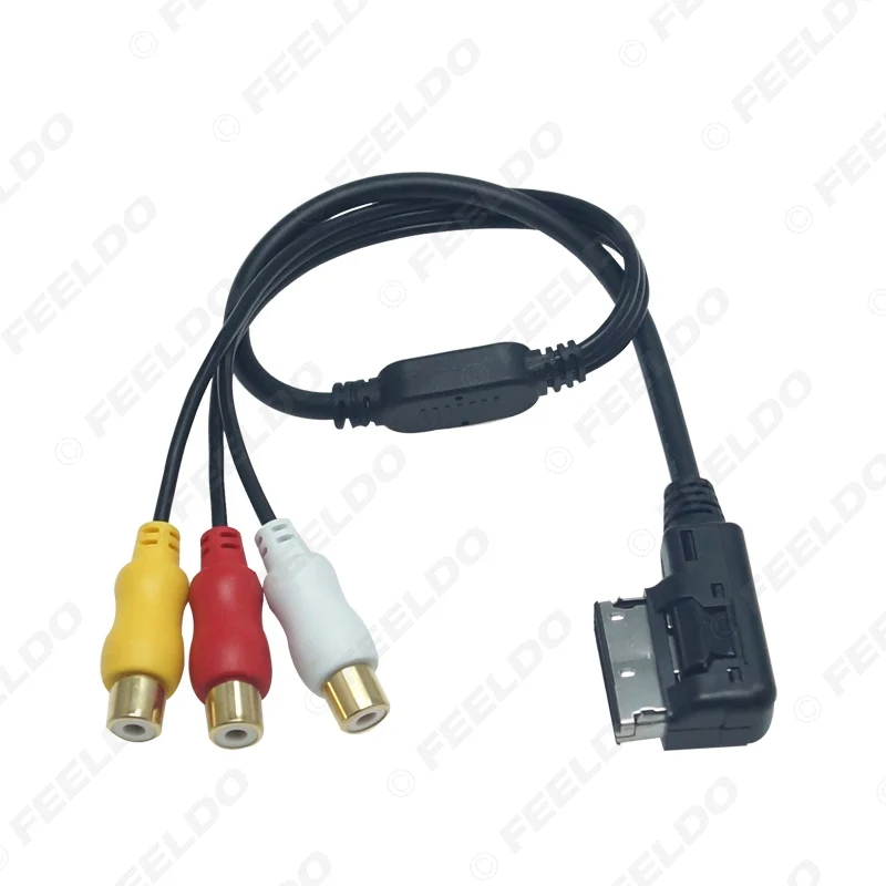 Автомобильный медиа-музыкальный 3-RCA разъем на интерфейс MDI/AMI вспомогательный