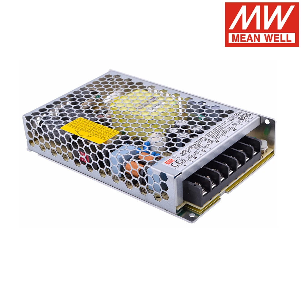 Оригинальный светодиодный драйвер MEAN WELL LRS-150-12 110/220 В переменного тока в