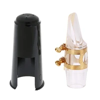 alto saxophone transparent mouthpiece e flat crystal mouthpiece kit set with clip reed portable for beginners sax parts