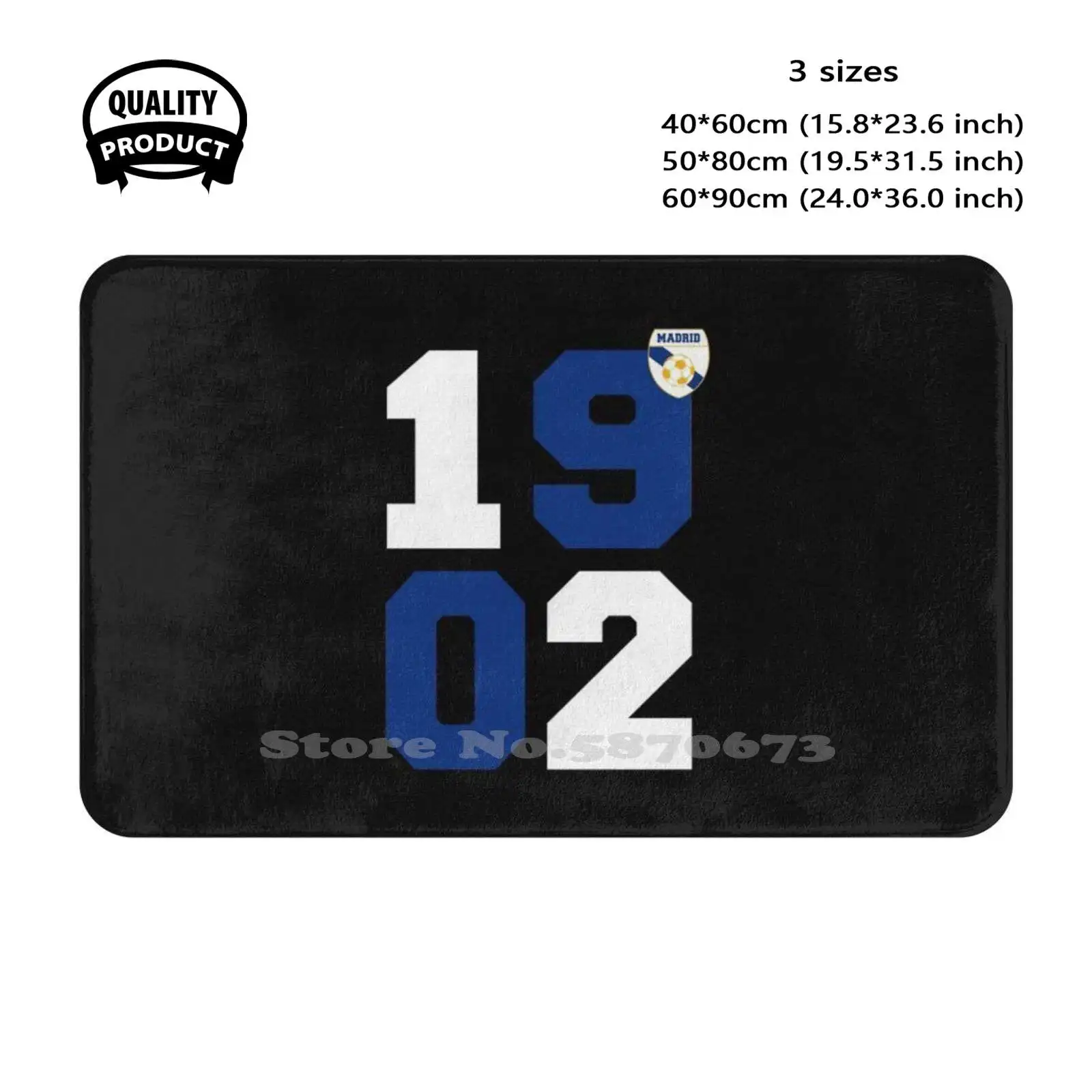 Большая основа для Мадридского футбольного клуба мягкая подушка