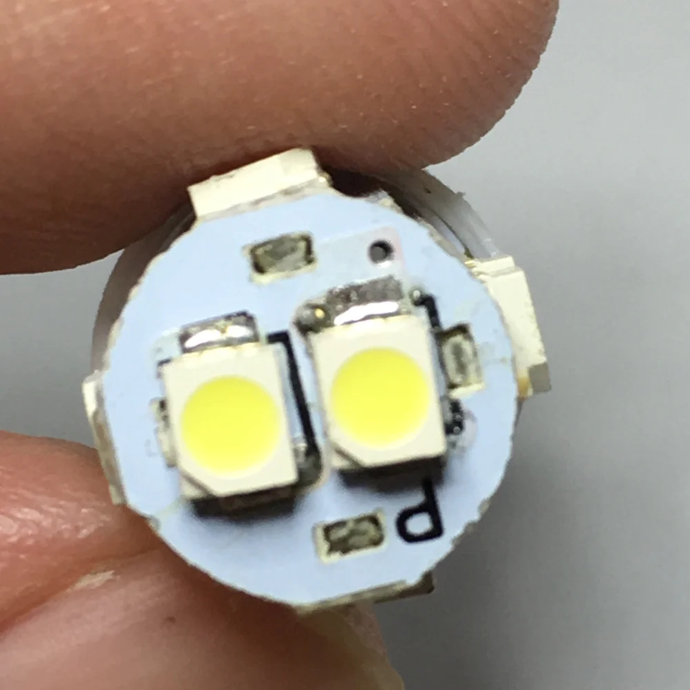 

For 100pcs T10 1210 W5W LED White blue Car Led Light 10 SMD LED 501 194 168 3528 SMD Side Wedge Light Lamp Bulb DC 12V