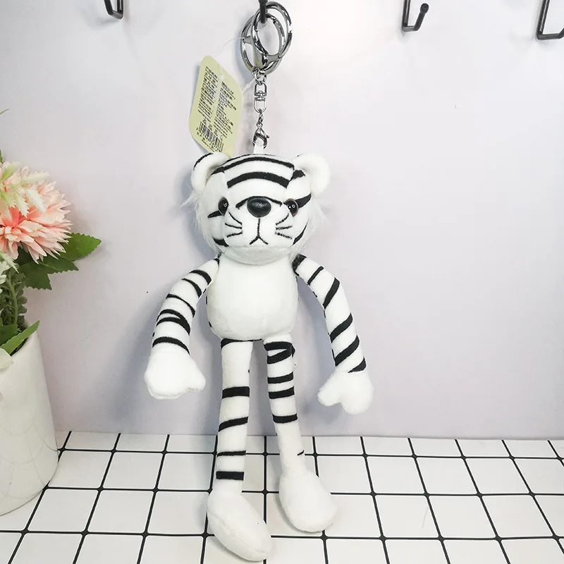 Новая крутая подвеска 23 см с милым тигром плюшевая Подвеска со знаком зодиака