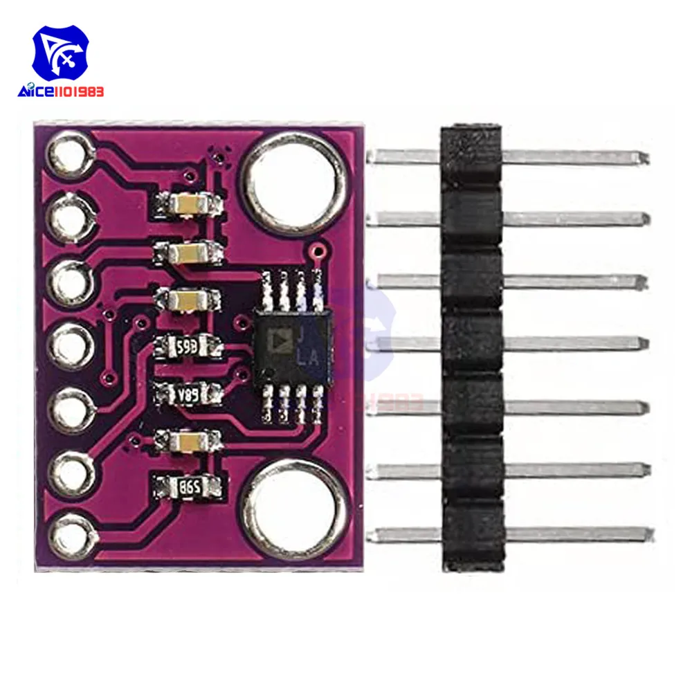 Программируемый Модуль прецизионного усилителя оборудования diymore AD8221AR MSOP Gain для