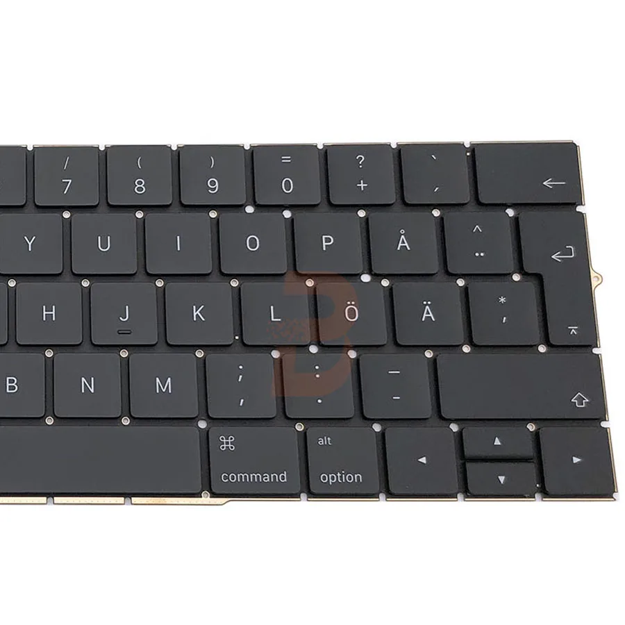 Новая шведская клавиатура a1706 для Macbook Pro Retina 13 дюймов A1706 15 A1707 конец 2016 середина 2017