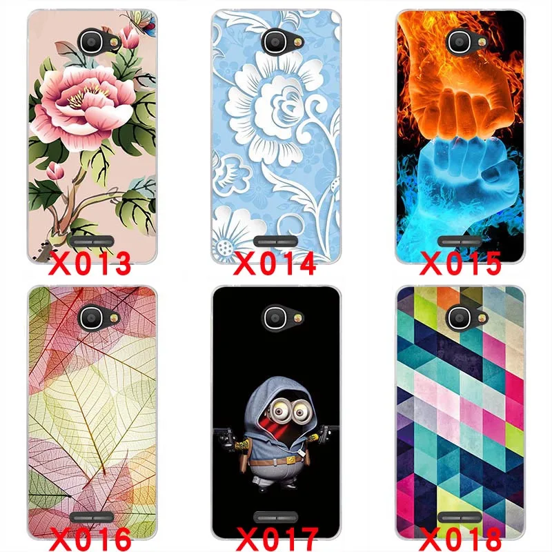 Colorful Printing soft tpu case Soft silicone For Alcatel POP 4S 5095K cover back Phone Bags Shell |