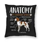 Роскошная наволочка для подушки с изображением собаки из Бретани спаниеля, домашний декор, наволочка для щенка на заказ, наволочка 45x45, наволочка для гостиной