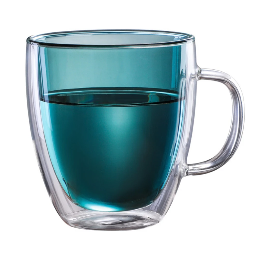 

Экологичная кофейная кружка с двойными стенками, кружки для молока 350 мл/450 мл, термостойкий стеклянный кувшин, инструменты для бариста