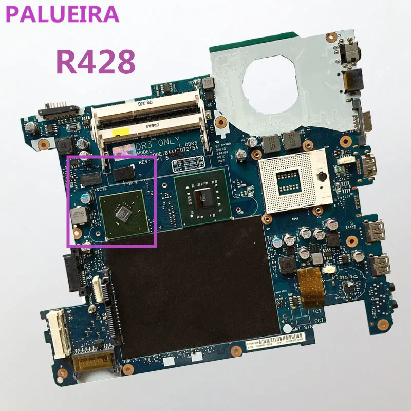 PALUBEIRA BA92-06005A BA92-06005B материнская плата для Samsung R428 ноутбук BA41-01215A 100% тесты работы |