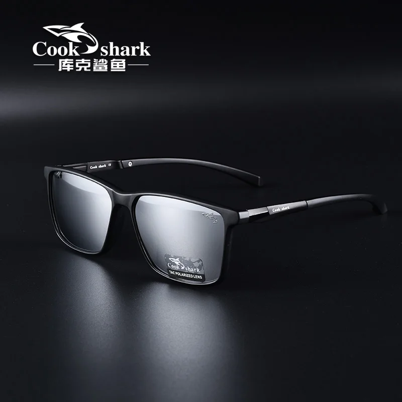 Cook Shark Polarized Sunglasses Men's Driving Drivers' Glasses Men's Trend UV Protection Sunglasses
