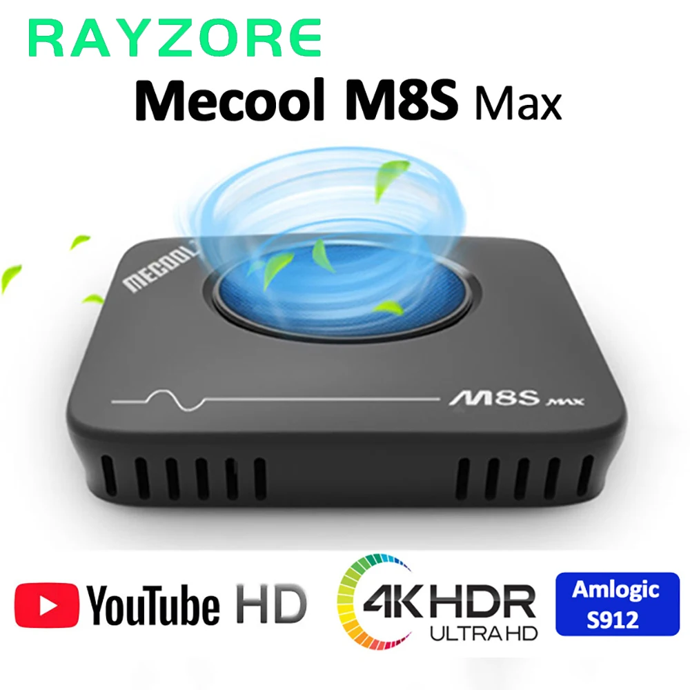 MECOOL M8S Smart TV Box Amlogic S912 3 ГБ ОЗУ 32 Гб eMMC Android 7 1 2 4G 5G двойной WIFI телеприставка Bluetooth 4 4K