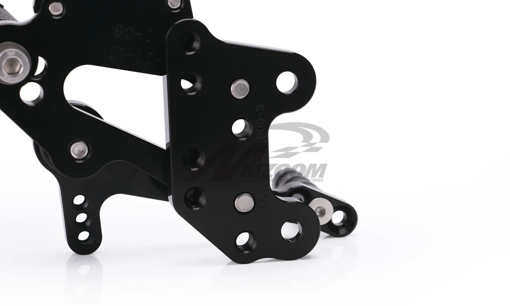 CNC алюминиевый мотоцикл Регулируемый Rearset задний Набор подножки педали Подножка для HONDA CBR 600 CBR600 RR CBR600RR 2007 2008