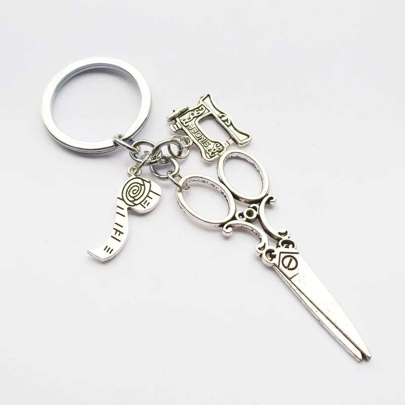 2019 1 шт. модные ювелирные изделия швейная машина брелок цепочка для ключей одеяло