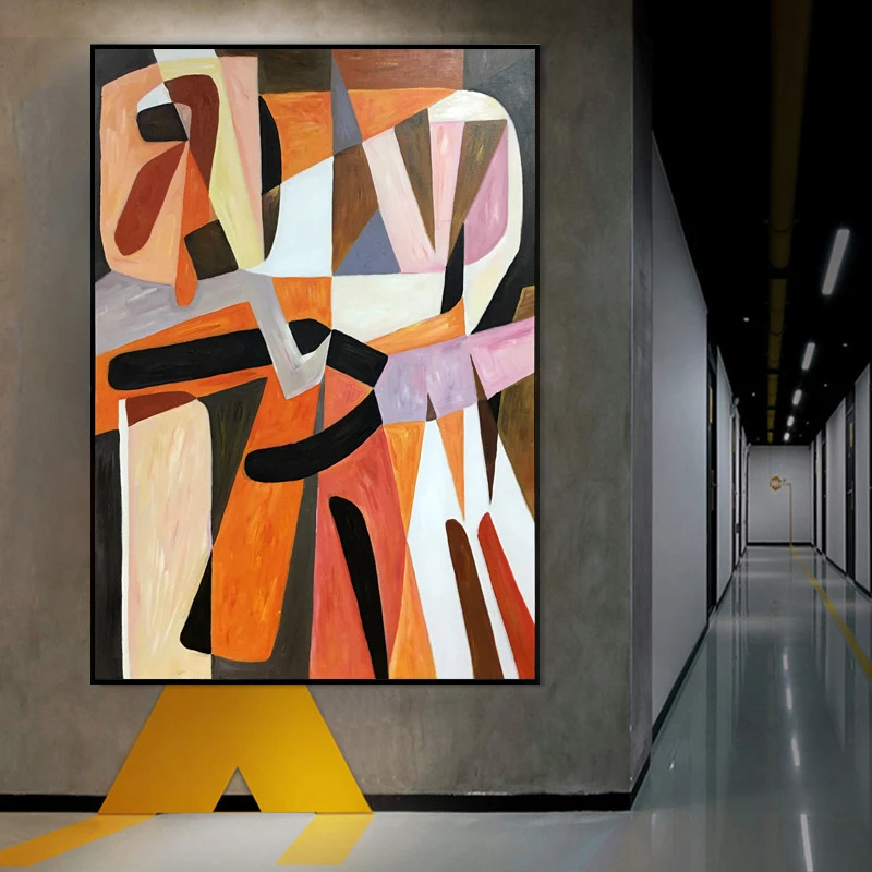 KOWELL ручной Краски ed абстрактная живопись маслом на холсте искусство масляные