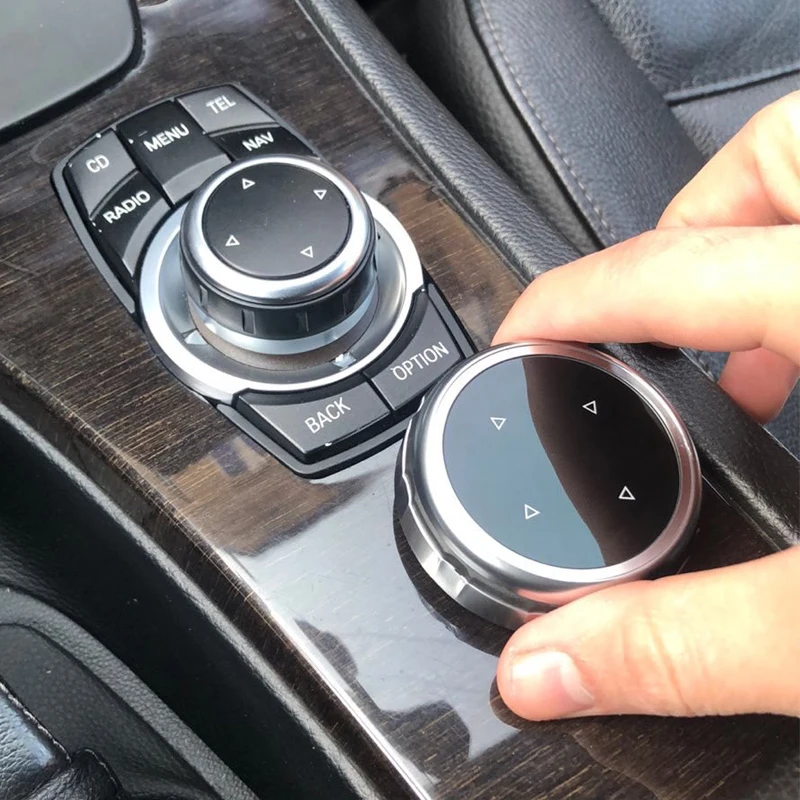 

Car Multimedia Buttons Cover iDrive Stickers For BMW F25 F30 F10 F07 E60 E90 E92 E70 E71 F01 F02 E84 X1 X3 X5 X6 1 3 5 7 Series