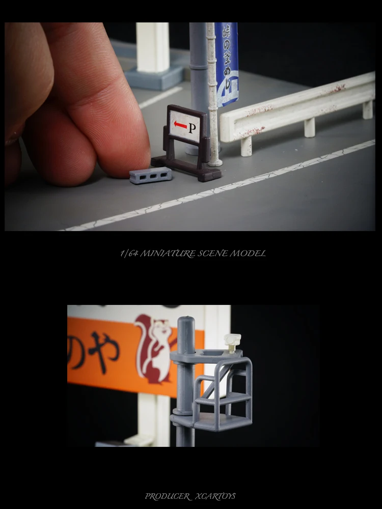 1/64 Миниатюрная модель initial D в японском уличном стиле для парковки