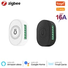 Модуль Wi-Fi Tuya Zigbee Mini 16 А, двухсторонний переключатель с управлением через приложение Smart Life, работает с Alexa и Google Home