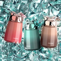 cool thermos 304 stainless steel heat insulation travel student cup vacuum flask bottle gift cat cup water bottle kedicat
