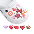 Новинка, одиночная распродажа, 1 шт., подвеска для обуви из ПВХ, аксессуары для обуви, украшение для обуви для Croc JIBZбраслеты, для детской вечеринки, строительные элементы