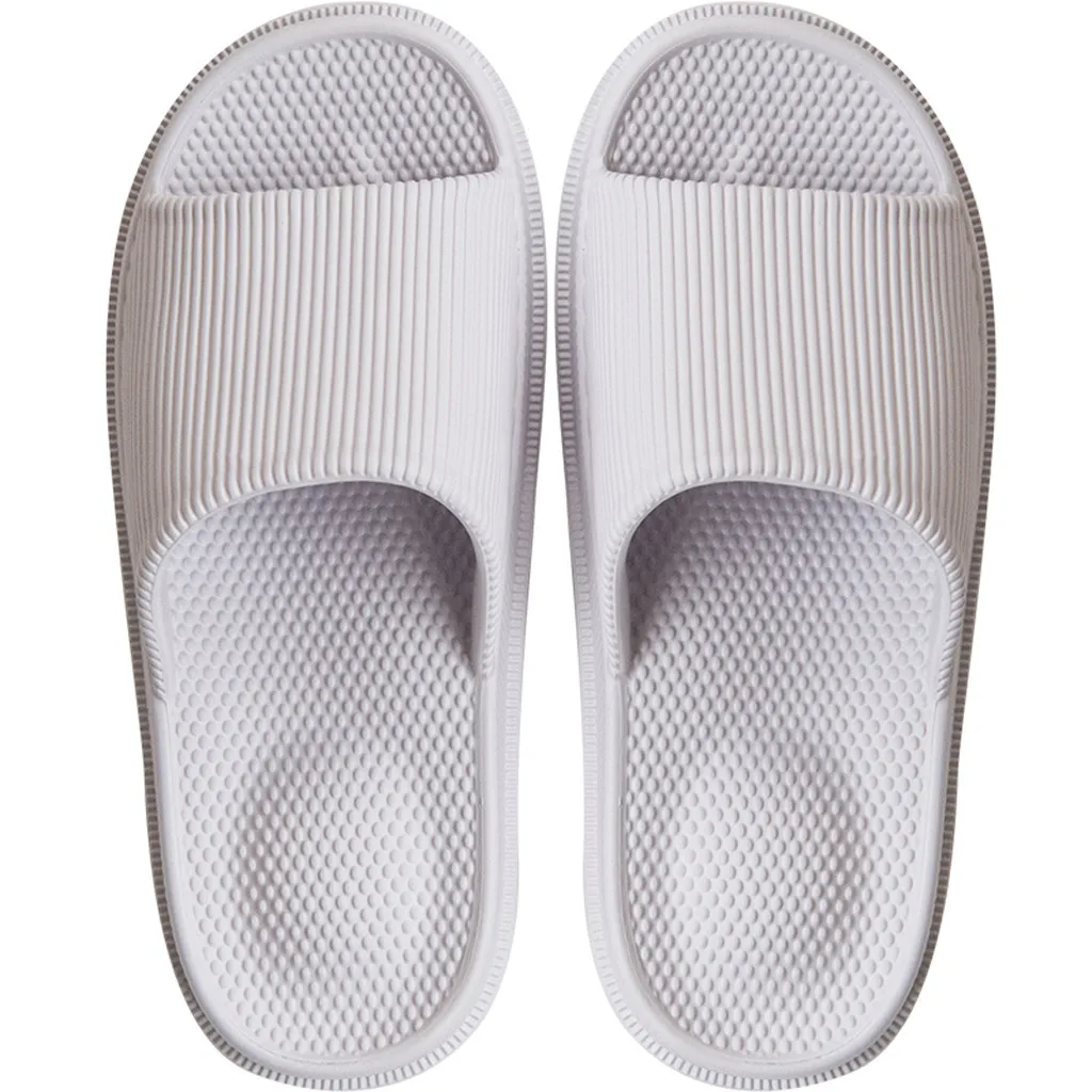 Сандалии Женские однотонные мягкая подошва для душа домашние тапочки ванной