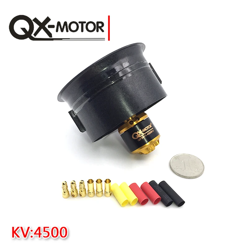 QX электродвигатель с электроприводом 2611 4500KV бесщеточный двигатель 64MM EDF 5 блок
