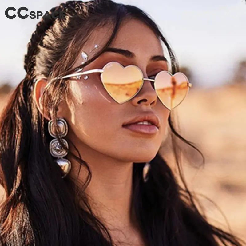 45941 солнцезащитные очки с поляризацией в форме сердца из металла декоративные