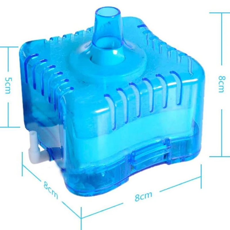 Пневматический мини фильтр для аквариума биохимическая фильтрация Туалет