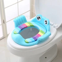 baby travel potty seat 2 in1 portable toilet seat kids comfortable assistant cute cartoon multifunctional environmentally stool