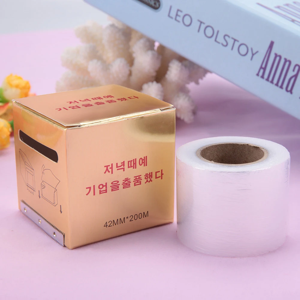 Новинка 1 коробка Полуперманентная Татуировка прозрачная полиэтиленовая пленка