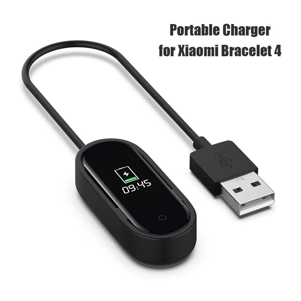 Зарядный USB кабель для Xiaomi Mi Band 2 3 4 смарт браслета зарядный адаптер питания