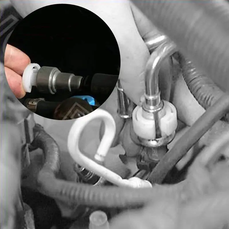 

Automotive SAE Air Conditioner and Fuel Line Quick Disconnect 7pc Tool Kit - Plastic Auto AC/Gas Set 1/4 - 7/8in Inch