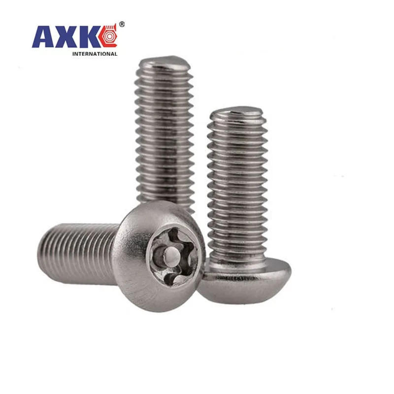 10/50 шт. M3 M4 M5 M6 304 нержавеющая сталь шесть лепестков Torx Кнопка панорама круглая