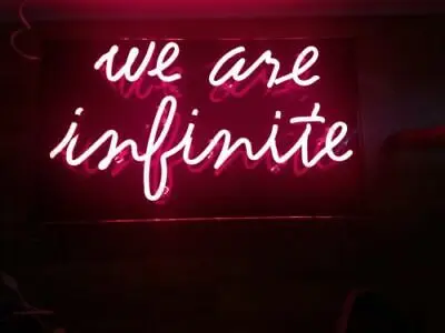 14 ”мы бесконечный акриловый неоновый светильник на заказ вывеска пиво ручная