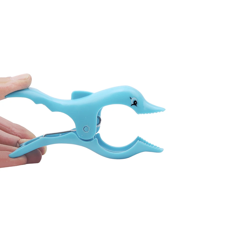 Летние пластиковые цветные клипсы милое пляжное полотенце с изображением