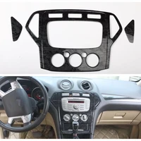 abs carbon fiber car center console panel cover trim sticker for ford mondeo 2010 car styling