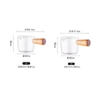 Стеклянный молочный кувшин, многофункциональное блюдо для приправ, маленький стеклянный кувшин для кофе, молока, уксуса, соуса, с ручкой