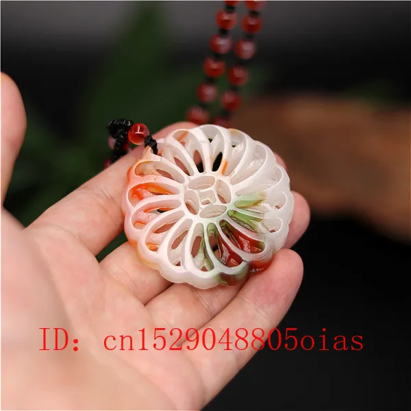 Ожерелье из нефрита естественного цвета очаровательное китайское ювелирное