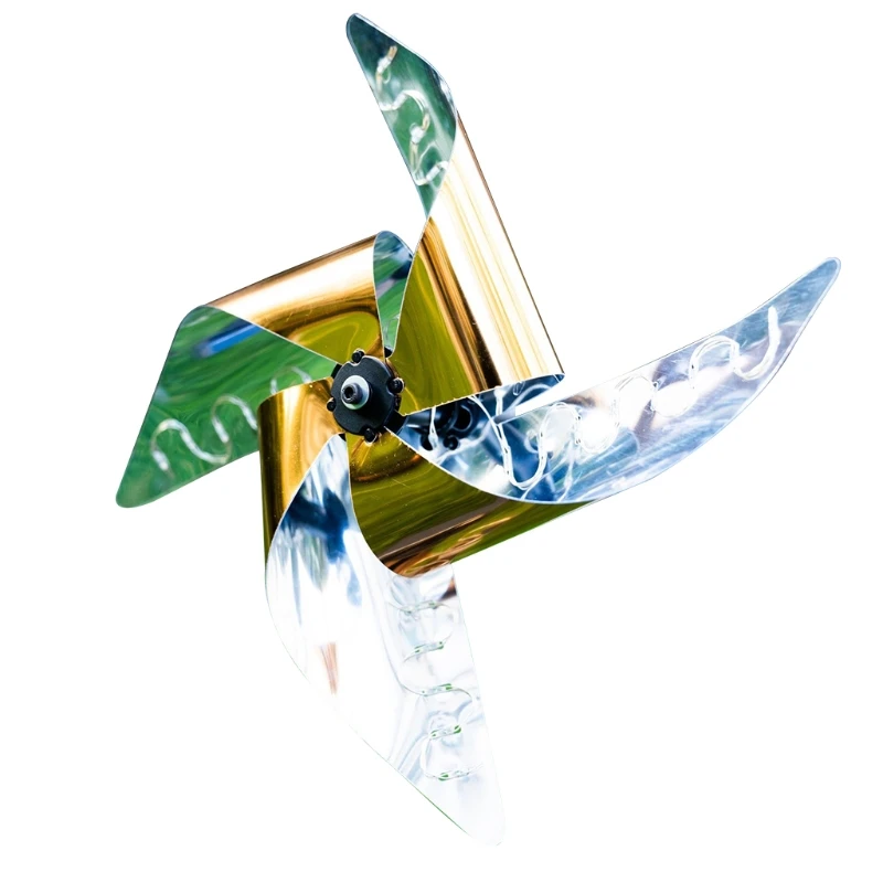 

Solar Wind Spinner Garden Stake Pinwheels with 8 Lighting Modes LED Fairy Lights Outdoor Patio Lawn Christmas Holiday DXAD