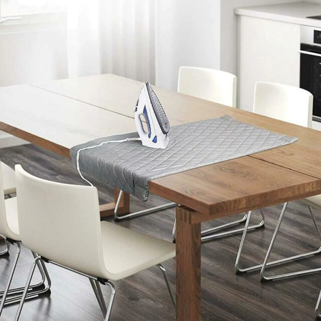 

Grey Ironing Pad Flexible 60x55cm High Temperature Resistant Cotton Ironing