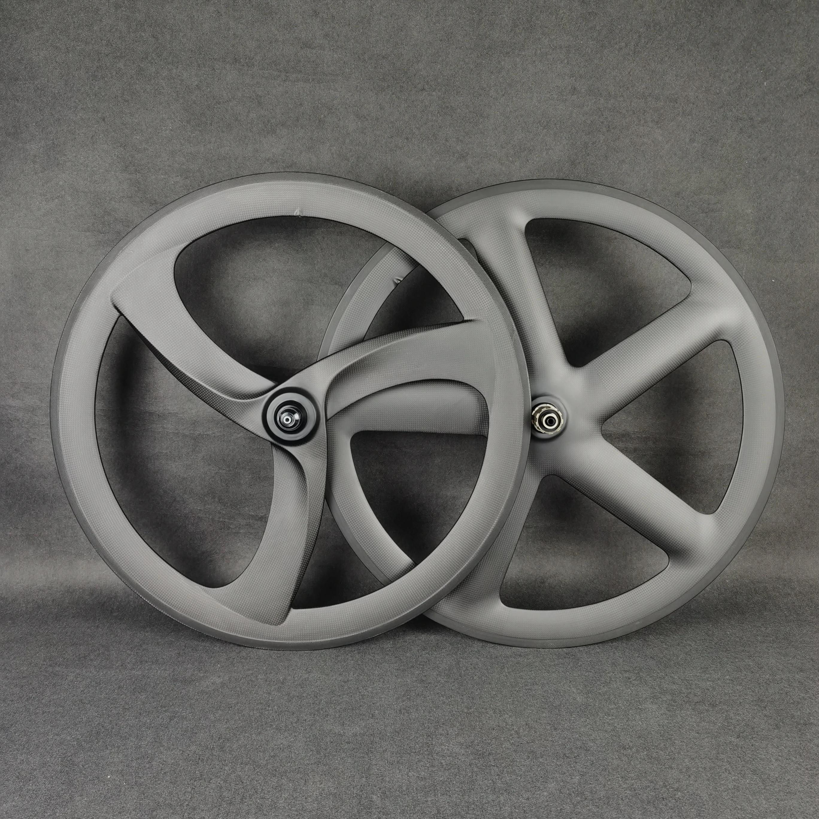 700C полный карбоновые колеса спереди 3 Спицы заднего 5 спиц трек/дорожный мотоцикл