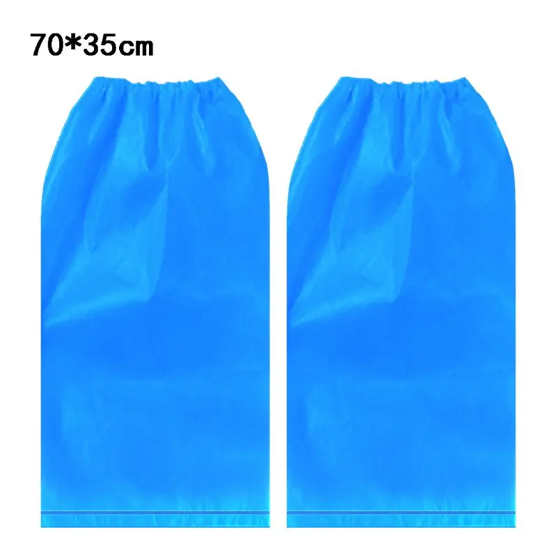 Одноразовые Чехлы для обуви водонепроницаемые длинные защитные пластиковые
