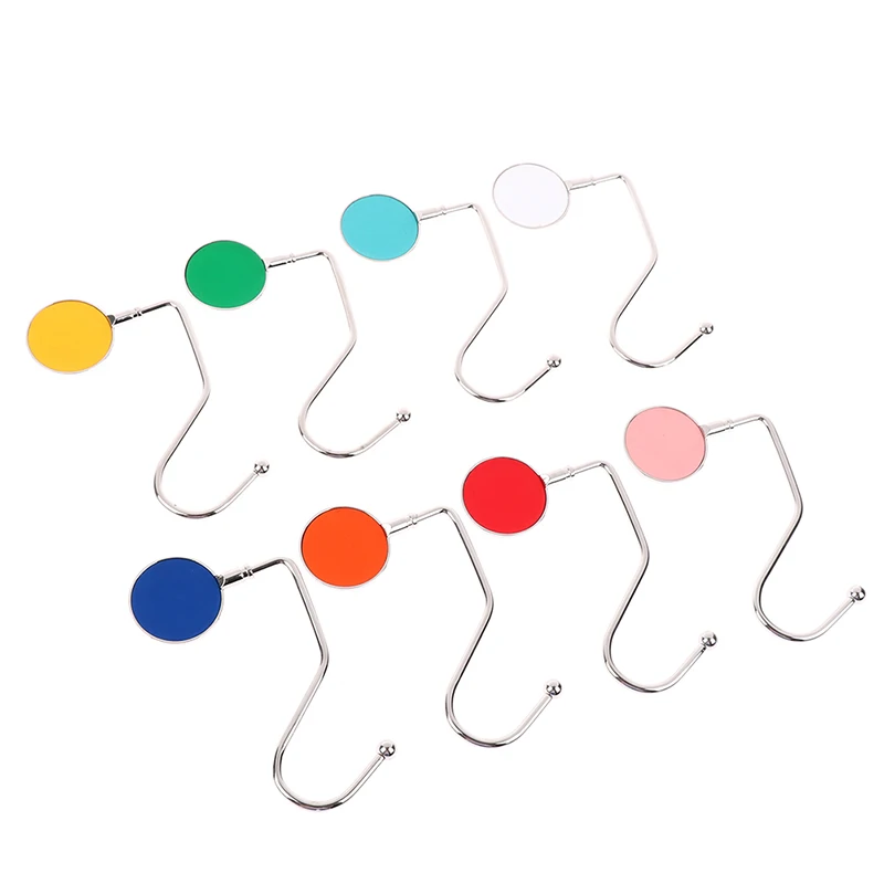 Портативный металлический складной крючок для сумок вешалка кошелька держатель