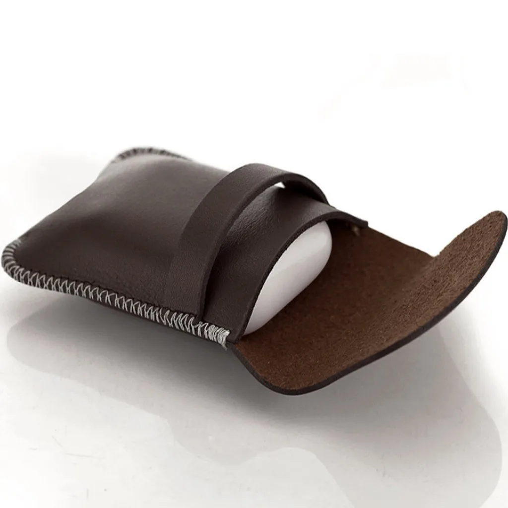 Наушники чехол Headbud для яблок воздушно стручки кожаный наушники Зарядное