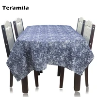teramila thick rectangular square table cloth round dining tea table cover linen tablecloth for wedding mantel table decoration