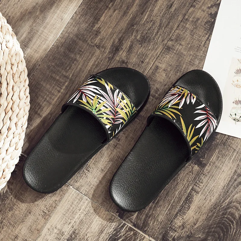 Модные джинсовые домашние Нескользящие тапочки с мягкой подошвой Женские