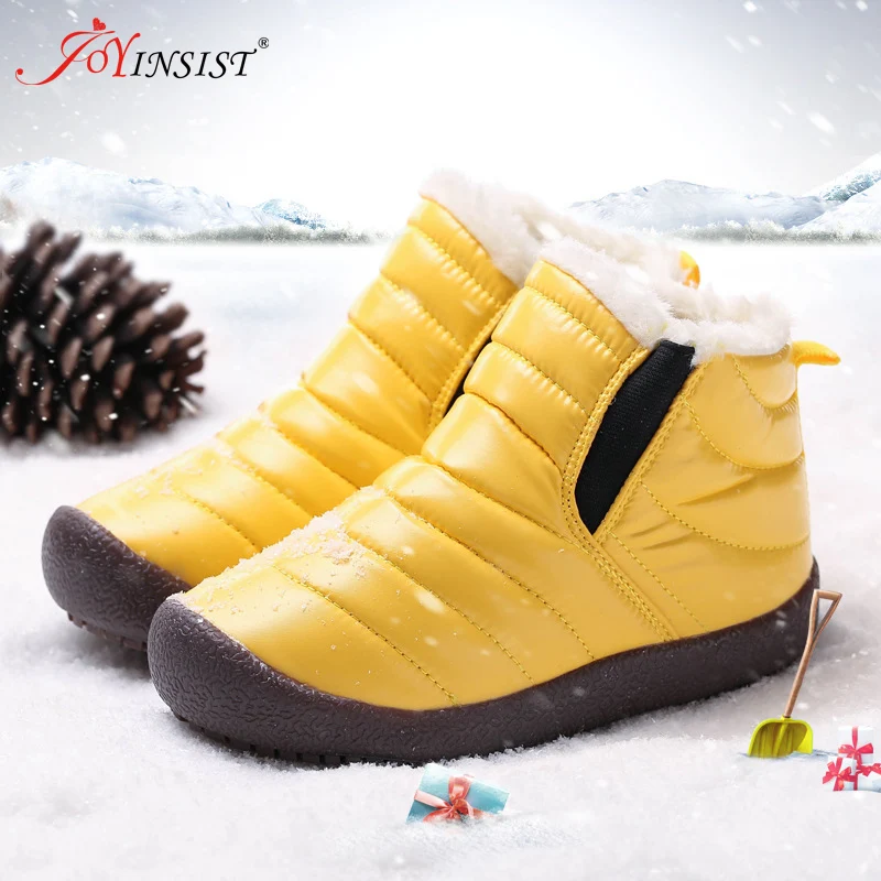 Ботинки зимние для мальчиков и девочек водонепроницаемые до середины икры на