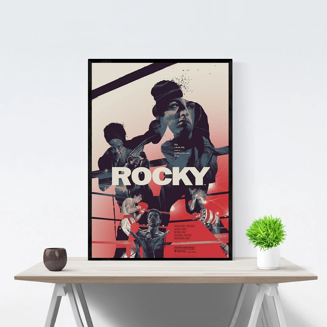 

Rocky 2, постер фильма, классический фильм, Ранняя картина, домашний декор, Настенная картина (без рамки)