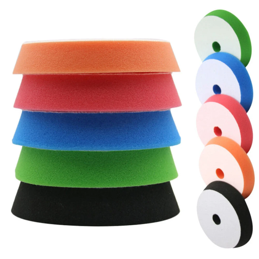 

Accessories Waxing Pads 5pcs 6 inch Buffing Sponge Polishing Kit Universal