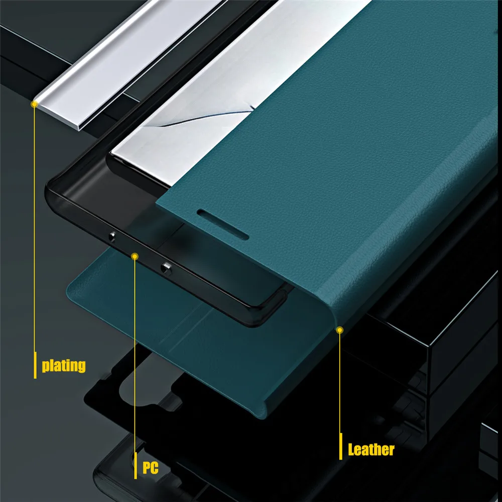 Флип-чехол кожаный магнитный для Xiaomi Mi 11T 10 10T Pro Lite Redmi Note 9 8 Poco 9s 10s F3 X3 NFC