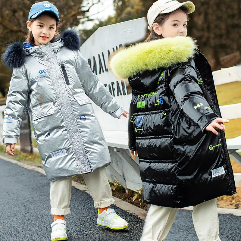 2020 зимняя пуховая куртка для девочек подростков зимний комбинезон верхняя